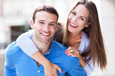 A happy couple because of their dental implants from Dr Marzban in Burke, Virginia
